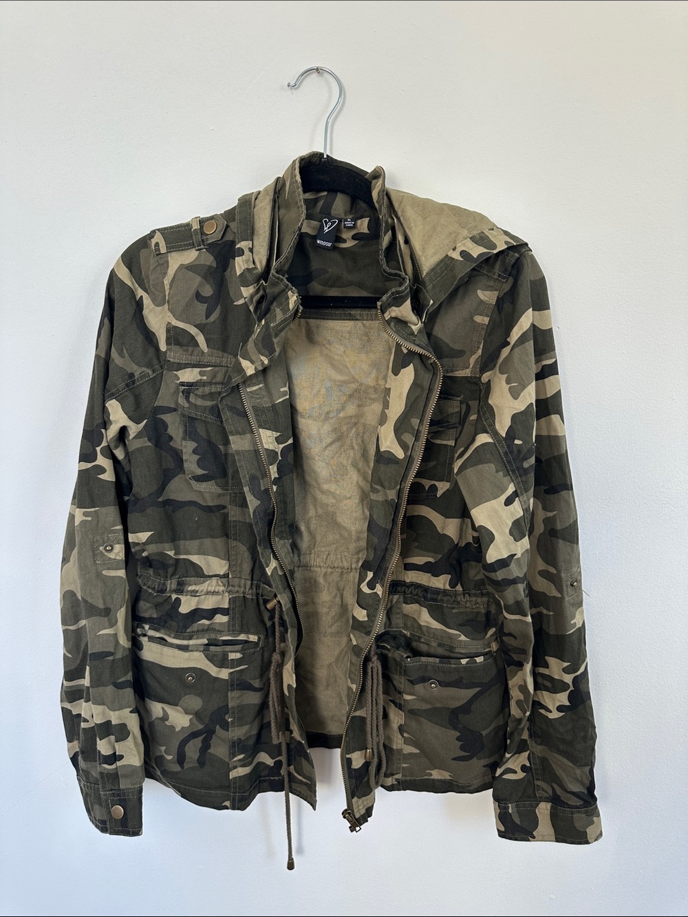 Windsor womens Green & Olive Camo Field Jacket